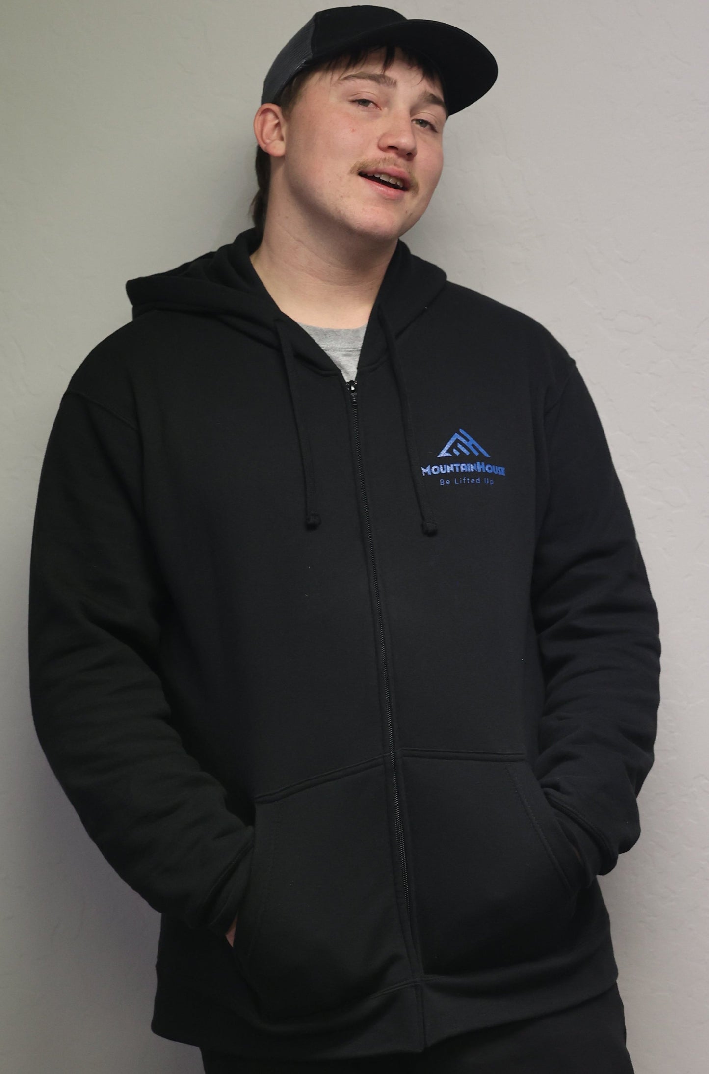 Black Zip-Up