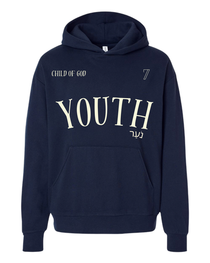 Youth Navy Hoodie