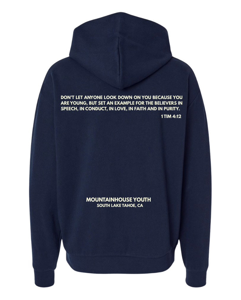 Youth Navy Hoodie